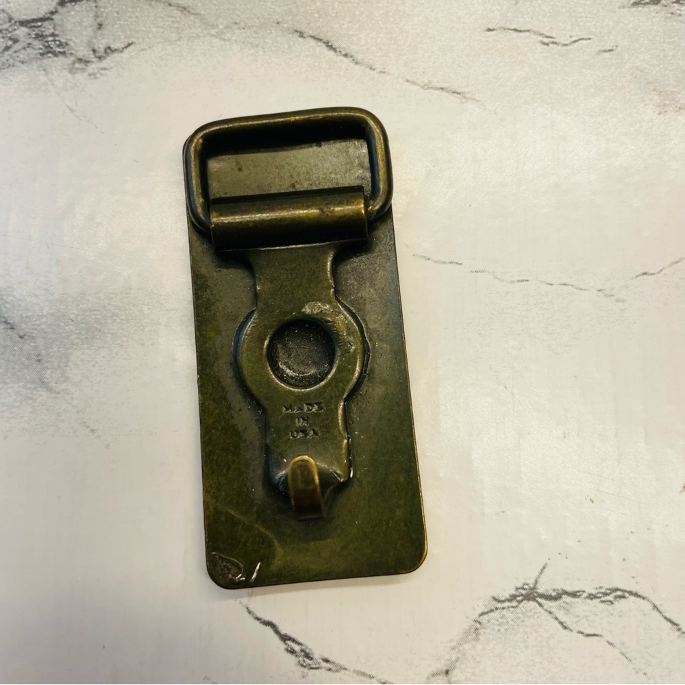 Vintage Ornate Gold Belt Buckle - Picture 2 of 7